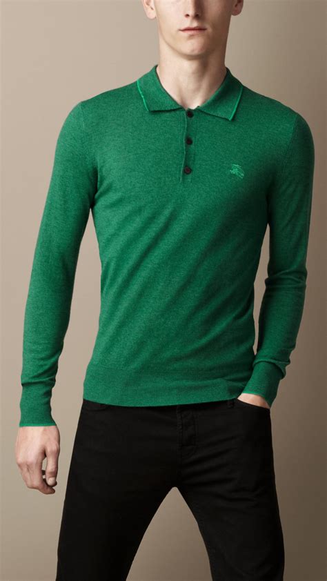 burberry t-shirt polo|Burberry long sleeve polo shirts.